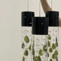 لوستر سه شاخه  مدل اکواریومی