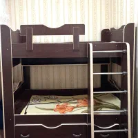 تخت۲ طبقه چوبی