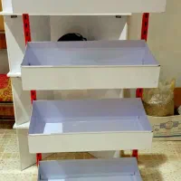 قفسه فلزی و ام دی اف|کتابخانه، شلف، قفسه‌های دیواری|یزد, |دیوار