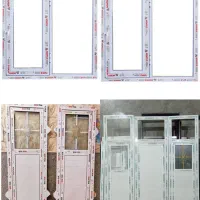 درب پنجره پی وی سی پیش ساخته کد 6009