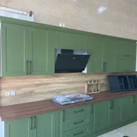 نئوکلاسیک کابینت سبز سوپرمات پک۴متری|مصالح و تجهیزات ساختمان|فردیس, فردیس|دیوار