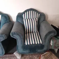 دو دست مبل هفت نفره در حد نو|مبلمان خانگی و میز عسلی|شاهین‌شهر, گرگاب|دیوار