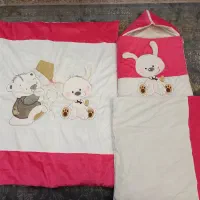 سرویس خواب نوزاد همراه قنداق فرنگی ۳تیکه