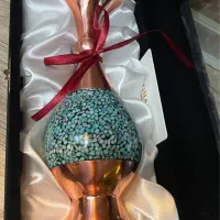 گلدان فیروزه کوب ( برند آقاجانی)