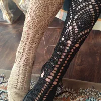 سفارش بافت چکمه با نخ مکرومه