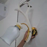 فروش دو عدد لوستر به همراه  دو عدد دیوار کوب|لوستر و چراغ آویز|صباشهر, |دیوار