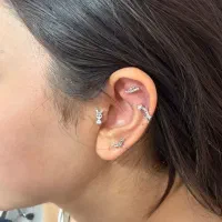 پیرسینگ.چال لپ.میکرودرمال