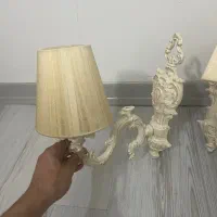 دو عدد لوستر دیواری|لوستر و چراغ آویز|گلبهار, شهر جدید گلبهار|دیوار