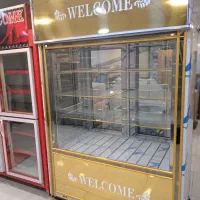 یخچال ویترینی استیل ایستاده