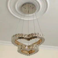 حراج لوستر کریستالی مدرن بعلت تغیر شغل|لوستر و چراغ آویز|تهران, ائمه اطهار|دیوار