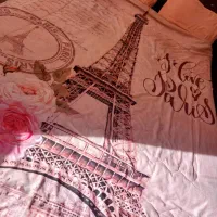 لحاف لحاف ،ملافه .۴ عدد رو بالشتی درحد نو  ۱۶۰۰