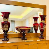 ست سه تکه میوه خوری و گلدان|صنایع دستی و سایر لوازم تزئینی|تهران, سلسبیل شمالی|دیوار