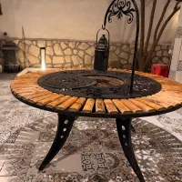 میز‌قطر ۱۳۰ با آتشدان