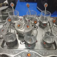 استکان و ...نقره|صنایع دستی و سایر لوازم تزئینی|شیراز, دارالرحمه|دیوار