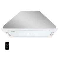 هودمخفی مدل HT800W(NEW)لمسی شیشه سفید|هود|کرمان, |دیوار