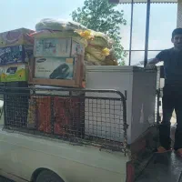 حمل بار وانت بار اسبابکشی با کارگر