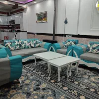 مبل۷ نفره|مبلمان خانگی و میز عسلی|کوهدشت, |دیوار