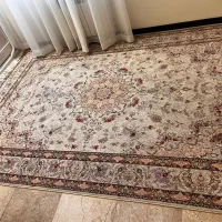 فرش ۶ متری دستبافت گونه ابریشم ماشینی