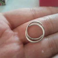 گوشواره حلقه ای نقره ۹۲۵