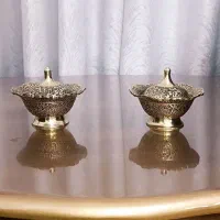 قندان برنزی طاووس (توضیحات بخونید )|ظروف سرو و پذیرایی|تهران, خاک سفید|دیوار