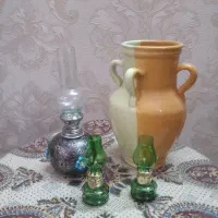 کوزه سفالی دکوری و سنتی گل وسبد همه مناسب شب یلدا