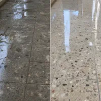 کفسابی حرفه‌ای احیای دوباره سنگ و موزاییک