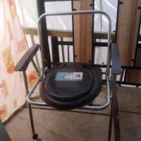 توالت فرنگی تاشو استیل نو به همراه کاسه