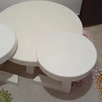 جلو مبلی و عسلی گرد|مبلمان خانگی و میز عسلی|رشت, شهرک شهید رجایی|دیوار