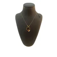 گردنبند طلا 18 عیار زنانه (فلامینگو)مدل آشین