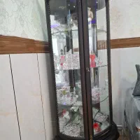 بوفه چوبی با چوب گردو|بوفه، ویترین، کنسول|خوی, |دیوار