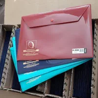 پوشه دکمه دار تبلیغاتی فولدر پاپکو پاکت،پارچه ای