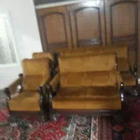 مبل هفت نفره راحتی|مبلمان خانگی و میز عسلی|میانه, |دیوار
