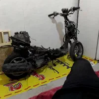 موتور اسکوپی سوخته