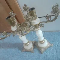 شمعدان پایه مر مر حراج