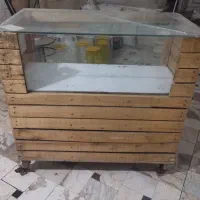 میز چوبی|کتابخانه، شلف، قفسه‌های دیواری|قم, علی آباد سعدگان|دیوار