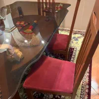 میز ناهار خوری 6نفره چوبی