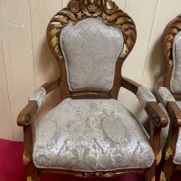 مبل استیل فرهی ۷ نفره مناسب جهیزیه|مبلمان خانگی و میز عسلی|تهران, چهارصد دستگاه|دیوار