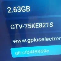 تلویزیون جی پلاس ۷۵ اینچ|تلویزیون و پروژکتور|رشت, گلسار|دیوار