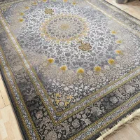 فرش ۹ متری ۱۲۰۰ شانه نخ تمام اکرولیک تراکم ۳۶۰۰