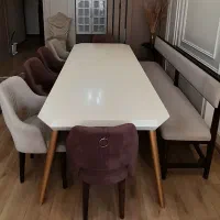 میز و صندلی غذا خوری ۱۰نفری کم کارکرد|میز و صندلی غذاخوری|تبریز, |دیوار