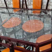 میز غذاخوری فلزی زیر قیمت|میز و صندلی غذاخوری|نجفآباد, امیرآباد|دیوار