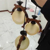 لوستر چوبی|لوستر و چراغ آویز|پردیس, فاز ۴|دیوار