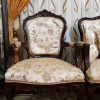 مبل سلطنتی چوب گردو|مبلمان خانگی و میز عسلی|آزادشهر, |دیوار