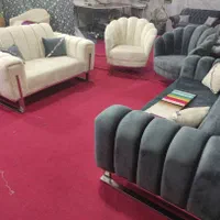 مبلمان راحتی هفت نفره چوب روسی|مبلمان خانگی و میز عسلی|میناب, |دیوار