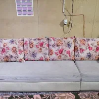 مبل طرح ال 7نفره|مبلمان خانگی و میز عسلی|بم, |دیوار