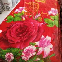 پتو یک نفره مسافرتی گلدار سبک|رختخواب، بالش، پتو|مشهد, الهیه|دیوار