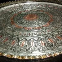 مجمع لبکنگره60santسنگین قلمجقه اتوکله اسکندر|کلکسیون اشیاء عتیقه|زنجان, |دیوار