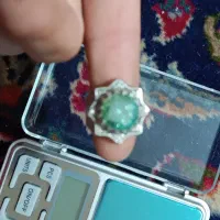 انگشتر جواهر ات موزنایت یخی گرمی 250|جواهرات|میانه, |دیوار