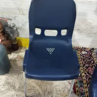 صندلی پلاستیکی پایه آهنی مستحکم