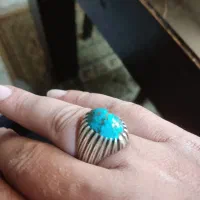 انگشتر نقره فیروزه زنده
